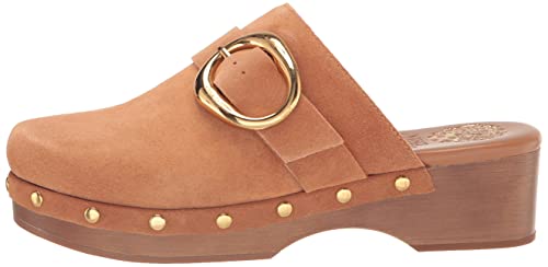 Vince Camuto Women's Footwear Women's Canzenee Buckle Clog, Light Cognac, 7 #TOP7
