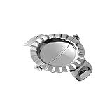 BESPORTBLE Edelstahl Teigtaschenpresse Groß Teigtaschenform mit Geriffelter Kante Küchenwerkzeug für Ravioli Empanadas und Kleiner Törtchen Leicht zu Reinigen für Haushalt und Restaurant