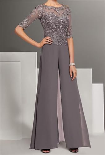 Mother of The Bride Jumpsuit for Wedding Plus Size Mother of Groom Pant Suits Wedding Guest Formal Outfits3