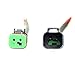 iJDMTOY 2-Pk Heavy Duty Deutsch DT DTP Male/Female Adapters Connectors Pigtails, Compatible With Cubic LED Pod Lights, LED Light Bar, LED Work Lamps, Fog Lights, etc
