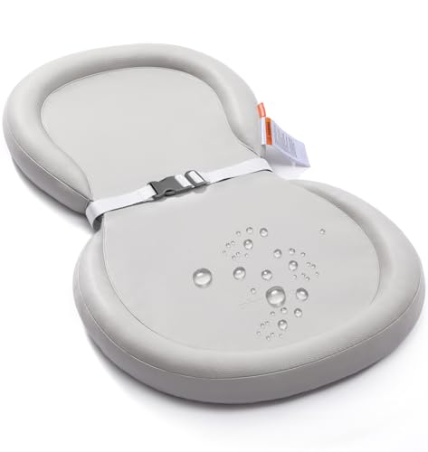 Image of mamatepe Baby Changing Pad,Soft, Lightweight and Portable Changing Pad, Contoured Changing Table Pads for Dresser,Waterproof & Non-Slip Wipeable Changing Pad,30"X19",Gray