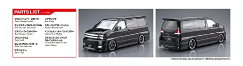 Aoshima 1/24 Nissan Fabless APE50 Elgrand 2000 plástico miniatura 6