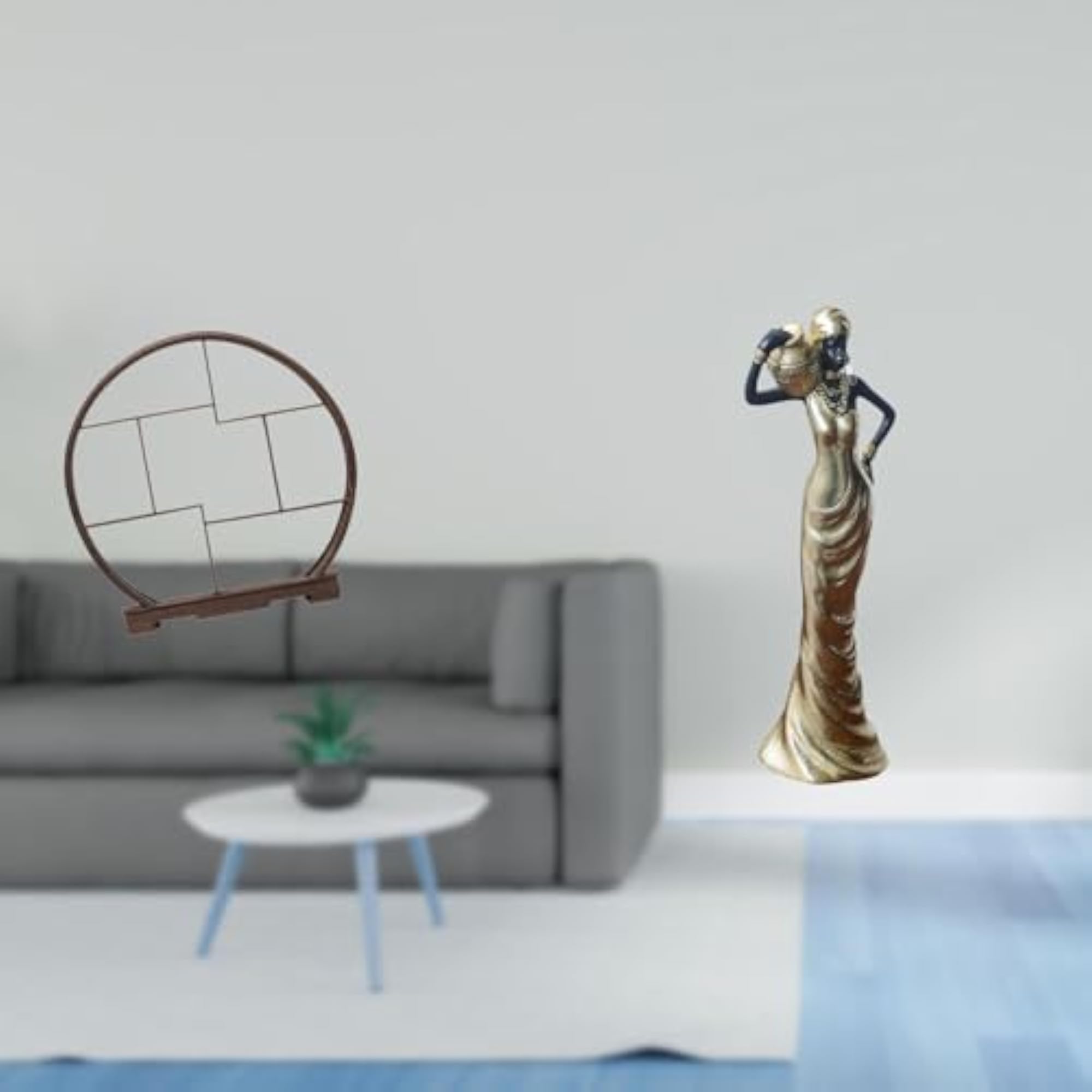 Wooden Display Rack for Home and Office Decor