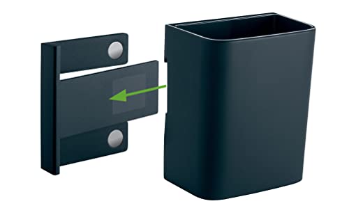 Preisvergleich Produktbild SIGEL GL801 kleiner Stifteköcher, anthrazit, für Glas-Magnetboards