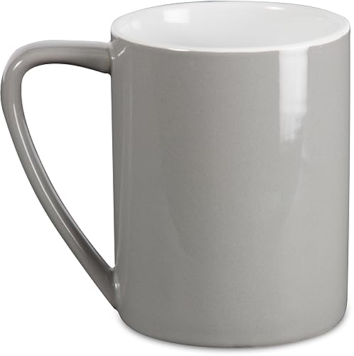 Taza grande de café gris de 18 oz miniatura 2