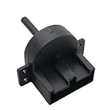 SageFurned Auto Gebläse Lüfterschalter Kompatibel mit Fiat Modellen 77366210, 5-poliger Heizungsgebläse-Kontrollschalter für Nicht-Klimaanlage Fahrzeuge, Schwarz