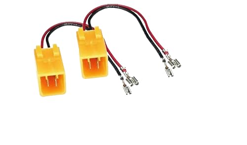 2 câbles haut-parleurs pour Alfa Romeo 147, Citroën, Fiat Punto, Lancia Ypsilon, Peugeot (voir modèles)