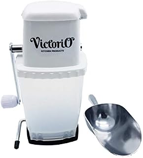 Portable Hand Crank Ice Crusher by VICTORIO VKP1126 bundled with 12 oz. (ounce)