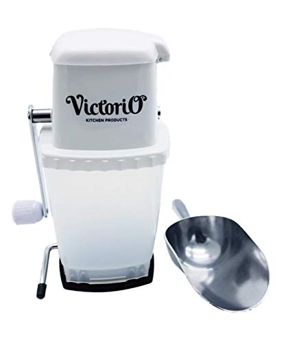 Portable Hand Crank Ice Crusher by VICTORIO VKP1126 bundled with 12 oz. (ounce)