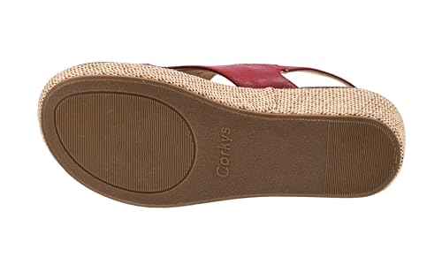 Image of Corkys Footwear Volta Wedge - Chic Elegance Meets All-Year Comfort with a 2-Inch Cork Heel and Marshmallow Insole for Stylish Everyday Wear and All-Day Comfort