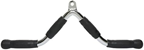 AHHC INC Triceps Bar V Bar Cable Attachment with Rubber Grips