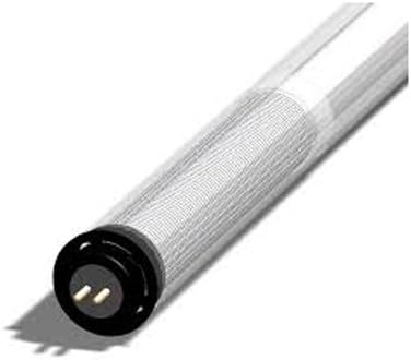 Engineered Products 17000 EPCO 4 T8 Standard Tube Guard with Black End Caps, Clear,