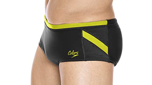 Speedo Colors - Daily, Sunga Masculino, Preto (Limão), M