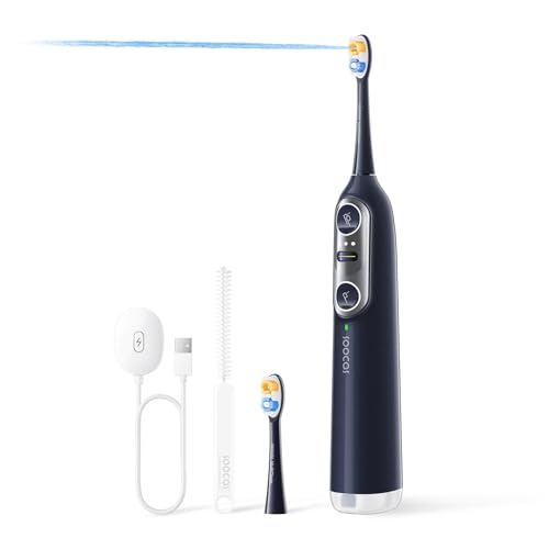 Soocas NEOS II - Electric Toothbrush with Water Flosser, Sonic Electric Toothbrush for Adults, Cordless Water Flosser for Travel, Portable Oral Irriga