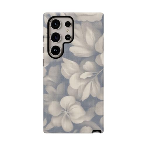 Coque fleurie vintage Samsung S24 Ultra mate pour sublimer vos photos en terrasse
