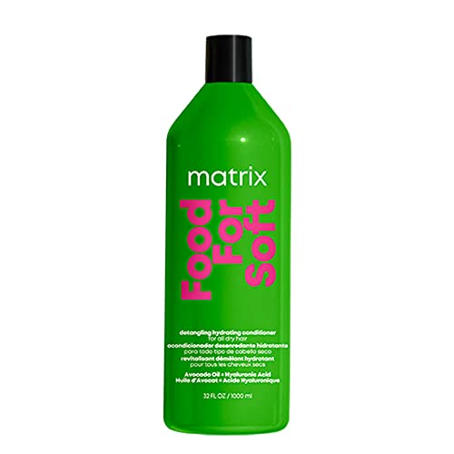 Matrix Food For Soft Conditioner | Hydrating & Detangles Dry, Brittle Hair | Moisturizes, Softens, & Smooths | With Avocado Oil & Hyaluronic Acid | Suitable For Color Treated Hair | 33.8 Fl. Oz. #TOP12