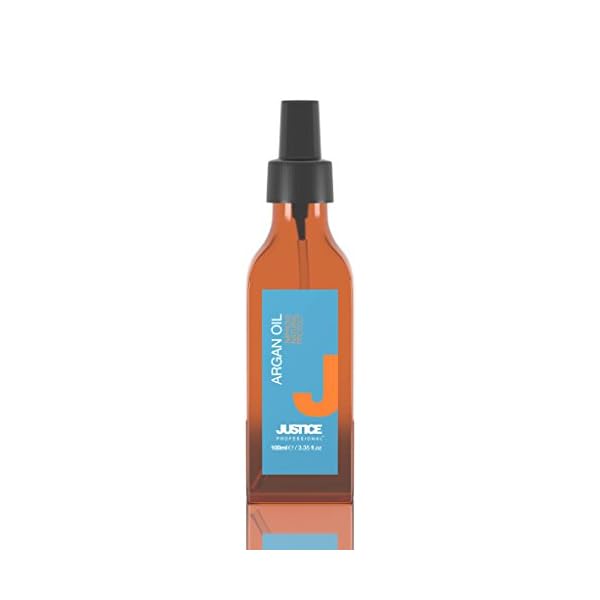JUSTICE-Professional-Argan-Oil-100ml--Nourishes-Dry-Hair-Moisturises-Protects-Hair-from-UV-Rays-Creates-Shine-Non-Greasy-Hazelnut-Vanilla-Fragrance JUSTICE Professional Argan Oil 100ml – Nourishes Dry Hair, Moisturises & Protects Hair from UV Rays, Creates Shine, Non-Greasy, Hazelnut & Vanilla Fragrance