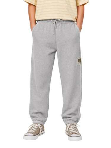 Image of Alan Jones Clothing Boys Solid Joggers Trackpant | Elastic Waist with Drawstring Regular Fit | Sizes 3-12 Years | Easy Pull-On Casual Bottomwear