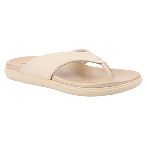 Image of Medifeet Women's Leather Thong Slippers