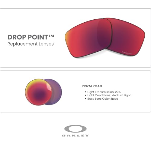 OAKLEY Original Drop Point OO9367 Replacement Lenses For Men For Women Bag+ Bundle Microfiber Pouch3