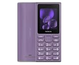 Nokia 105 (2024) Dual SIM - Cellulare con tasti da 1000 mAh - Viola