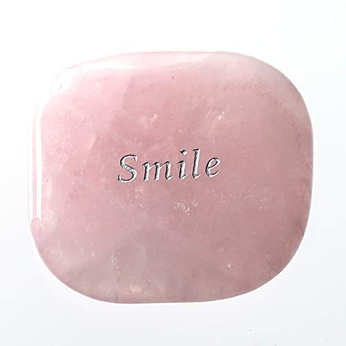 LUCAS ビジョンストーン （ローズクォーツ） フラワーオブライフ （Smile 笑顔/Love 愛) - 画像2