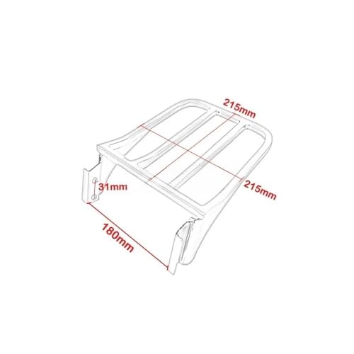 Porte-bagages arrière de moto pour Sportster XL 883 1200 et Softail