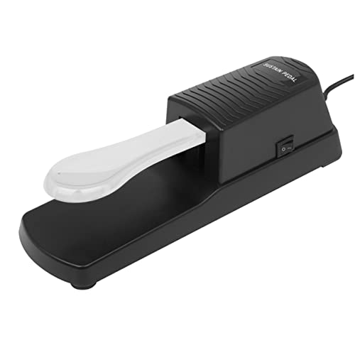 FUNOMOCYA Piano Accessory Sustain Pedal for Keyboard Foot Pedal Metal Craftsmanship