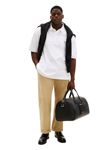 Image of Tommy Hilfiger Men's Big & Tall Short Sleeve Cotton Pique Shirt in Classic Fit