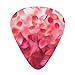 Pink Petals Guitar Picks 12 Pack Bass Picks with Organizer Box Guitar Plectrum Includes Thin Medium Heavy Guitar Picks Ukulele Picks for Bass Acoustic Electric Guitars