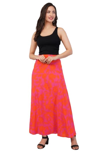 Image of Women's Printed Maxi Wraparound Skirt