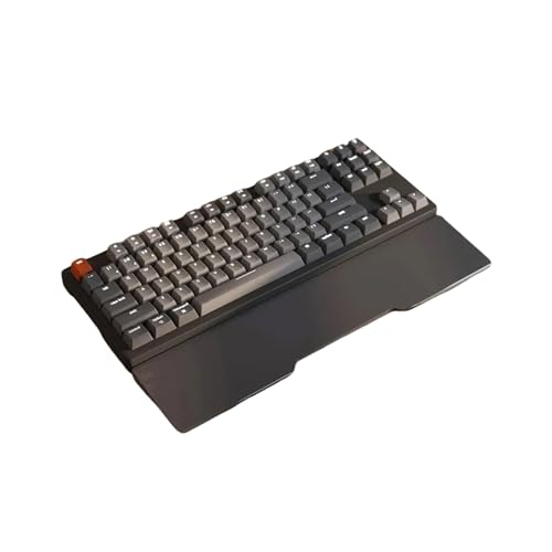 YiNLuax Reste Poigne du Clavier Acrylique Repos Main Forme Ergonomique pour Le Bureau Le Bureau Jeu Ad-Pad Confort Maintien Ergonomique