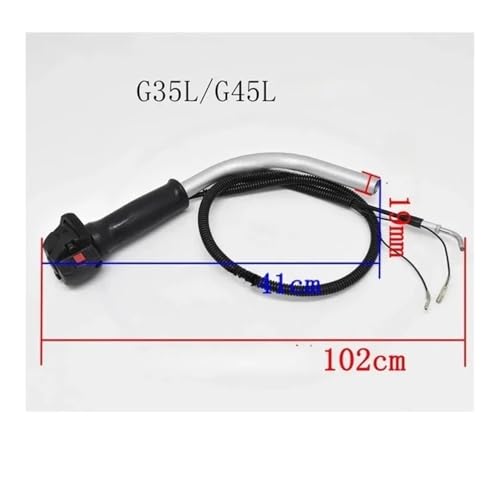 G355L4310 mango desbrozadora soluciona gatillo de gas roto 3