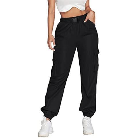 GORGLITTER Pantalón cargo clásico para mujer Cover