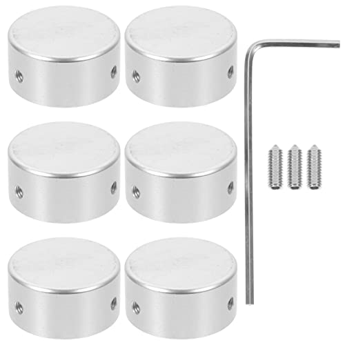 MILISTEN Botões De Guitarra 6 Defina o efeito do pedal de pedal pedal touch toupes unhas de substitu