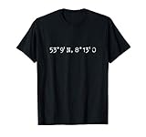 Oldenburg Koordinaten Stadt Heimat T-Shirt