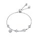 Produktbild 925 Sterling Silber Winter Schneeflocke Frauen Armbänder Chain Link Armband Sterling Silber Schmuck