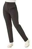Roman Petite Bengaline Smart Stretch Trouser for Women UK - Ladies Everyday Autumn Winter Comfy Soft Evening Vacation Work Party Night Out - Petite Black - Size 18