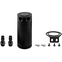 Mishimoto MMBCC-CBTWO-XLBK XL Baffled Oil Catch Can, 2-Port