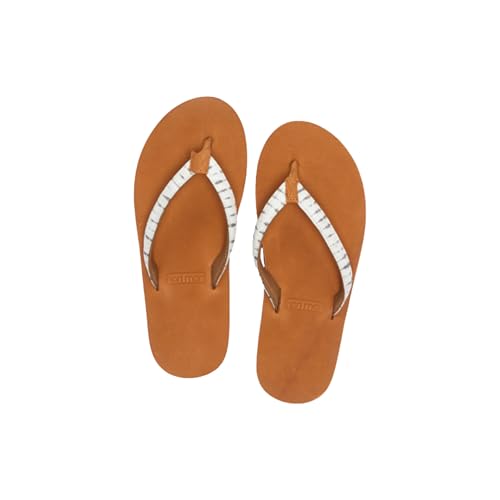 Image of Hari Mari- Dunes Sunset- Women's Retro Inspired Platform Boat-Safe Flip Flops- No Break Ins, Firm Arch Support, Antimicrobial, and Floats in Water