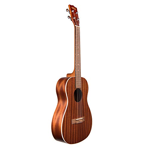 Kala KA-B Ukulélé baryton en acajou satiné avec housse - Les Beatles, Paul McCartney, John Lennon, RIngo Starr, George Harrison Kala KA-B Ukulélé baryton en acajou satiné avec housse – Image 5