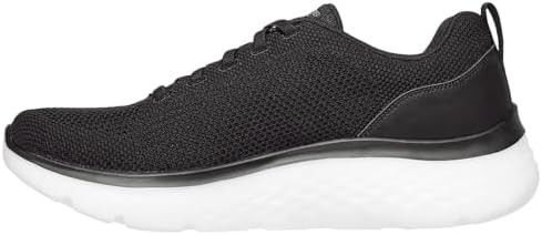 Skechers Men's, Gowalk Hyper Burst - Nanocore Sneaker Black White