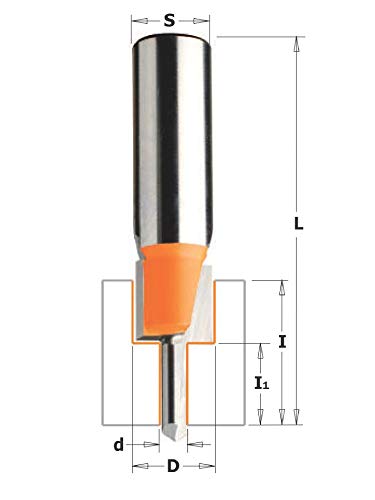 CMT Orange Tools 913.201.11 - Countersink Bit -Hw- S=8 D=4.36/11.1, Steel - Image 2