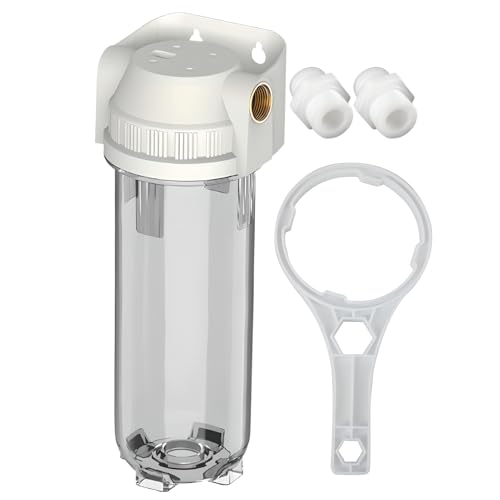 Filtre à eau domestique 10x4.5 double boîtier pour purifier l'eau de puits et du robinet 3/4''