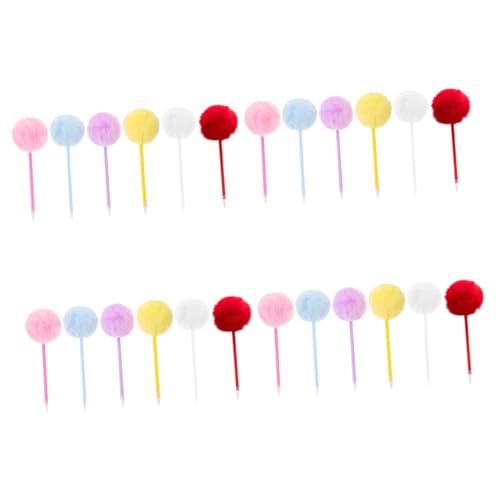 Stylo à pompon mignon pour décorer le bureau des adolescents au collège