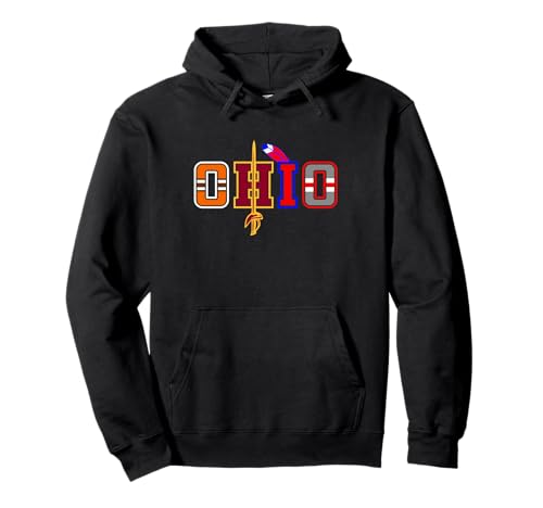 Ohio Gifts and Apparel TeesDressedForDuty Ohio Apparel Pullover Hoodie ,Black ,Small