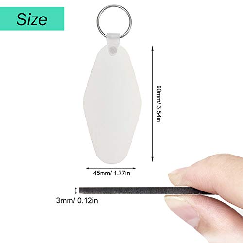 16Pcs Motel Hotel Shape Sublimation Blank Keychains Mdf Board Round Rhombus Vintage Ornaments Heat Transfer Keychains Diy Double-Sided Valentines Day Blank Ornaments #TOP1