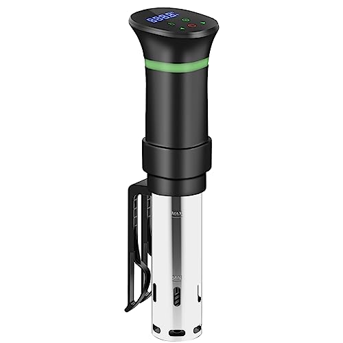 Roner Cucina a Bassa Temperatura Sous Vide Roner Professionale Slow Cooker Cottura a Bassa Temperatura 1000W per Carne Rossa Pollo Pesce con Ricettario