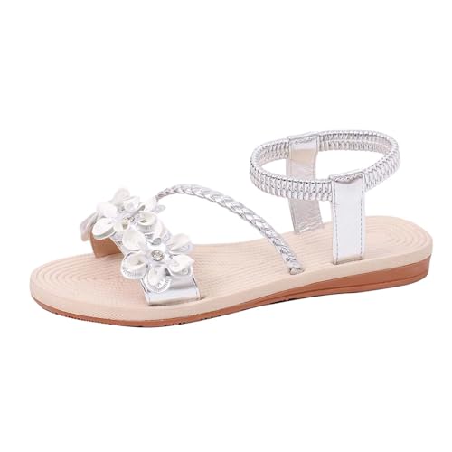 Sandales femme été confortable et nu-pieds plats souples pour l'extérieur