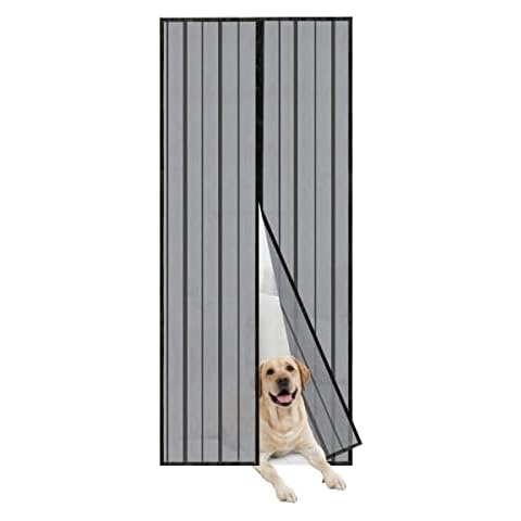 Sekey Magnetic Fly Screen Door with Auto Shut Cover